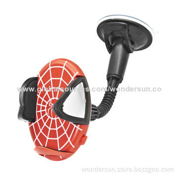Mobile Phone Car Mount Holder, Functional Design, Fashionable, Windshield Available